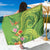 Polynesian Tribal Flower Tattoo Sarong Special Lime Green Vibe