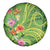 Polynesian Tribal Flower Tattoo Spare Tire Cover Special Lime Green Vibe