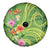 Polynesian Tribal Flower Tattoo Spare Tire Cover Special Lime Green Vibe