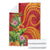 Polynesian Tribal Flower Tattoo Blanket Special Vermilion Vibe