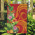 Polynesian Tribal Flower Tattoo Garden Flag Special Vermilion Vibe