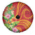 Polynesian Tribal Flower Tattoo Spare Tire Cover Special Vermilion Vibe