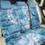 Polynesian Hibiscus Flower Tribal Back Car Seat Cover Blue Color LT9