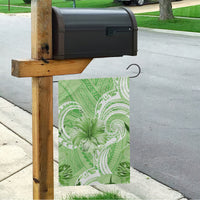Polynesian Hibiscus Flower Tribal Garden Flag Lime Green Color LT9 - Polynesian Pride