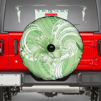 Polynesian Hibiscus Flower Tribal Spare Tire Cover Lime Green Color LT9 - Polynesian Pride