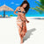 Polynesian Hibiscus Flower Tribal Sarong Peach Color