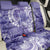 Polynesian Hibiscus Flower Tribal Back Car Seat Cover Violet Color LT9