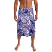 Polynesian Hibiscus Flower Tribal Lavalava Violet Color LT9 Violet - Polynesian Pride