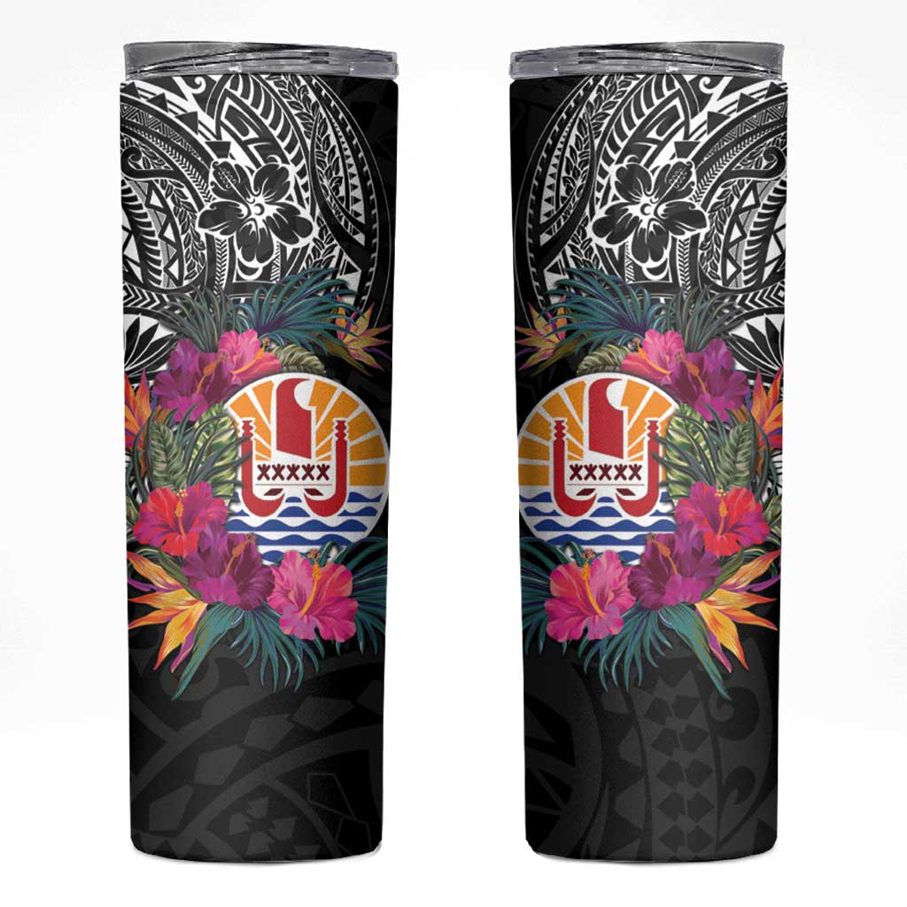 Tahiti Island Skinny Tumbler French Polynesian Tropical