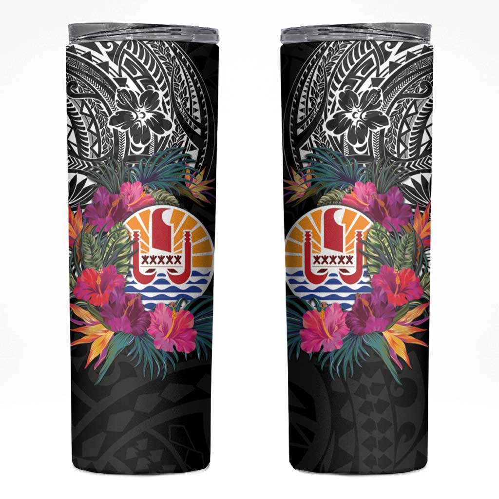 Tahiti Island Skinny Tumbler French Polynesian Tropical