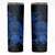 Blue Polynesian Tahiti Island Skinny Tumbler The Wave of Water