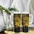 Gold Polynesian Tahiti Island Tumbler With Handle The Wave of Water