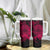 Pink Polynesian Tahiti Island Tumbler With Handle The Wave of Water