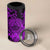 Purple Polynesian Tahiti Island 4 in 1 Can Cooler Tumbler The Wave of Water