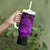 Purple Polynesian Tahiti Island Tumbler With Handle The Wave of Water