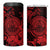 Red Polynesian Tahiti Island 4 in 1 Can Cooler Tumbler The Wave of Water