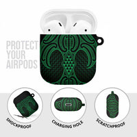 Kakariki Maori Ta Moko Poutama Art AirPods Case - Polynesian Pride