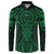Kakariki Maori Ta Moko Poutama Art Button Sweatshirt