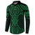Kakariki Maori Ta Moko Poutama Art Button Sweatshirt