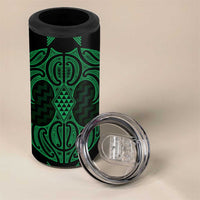 Kakariki Maori Ta Moko Poutama Art 4 in 1 Can Cooler Tumbler LT9 - Polynesian Pride