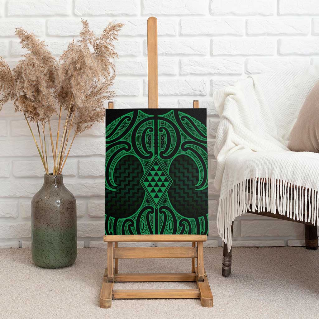 Kakariki Maori Ta Moko Poutama Art Canvas Wall Art LT9 - Polynesian Pride