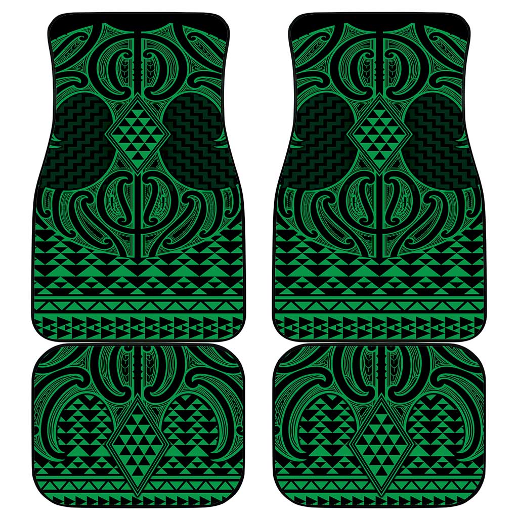 Kakariki Maori Ta Moko Poutama Art Car Mats LT9 - Polynesian Pride