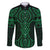 Kakariki Maori Ta Moko Poutama Art Family Matching Mermaid Dress and Hawaiian Shirt