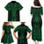 Kakariki Maori Ta Moko Poutama Art Family Matching Puletasi and Hawaiian Shirt