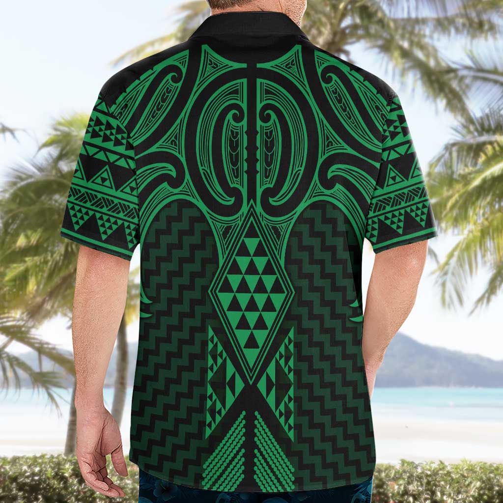 Kakariki Maori Ta Moko Poutama Art Hawaiian Shirt LT9 - Polynesian Pride