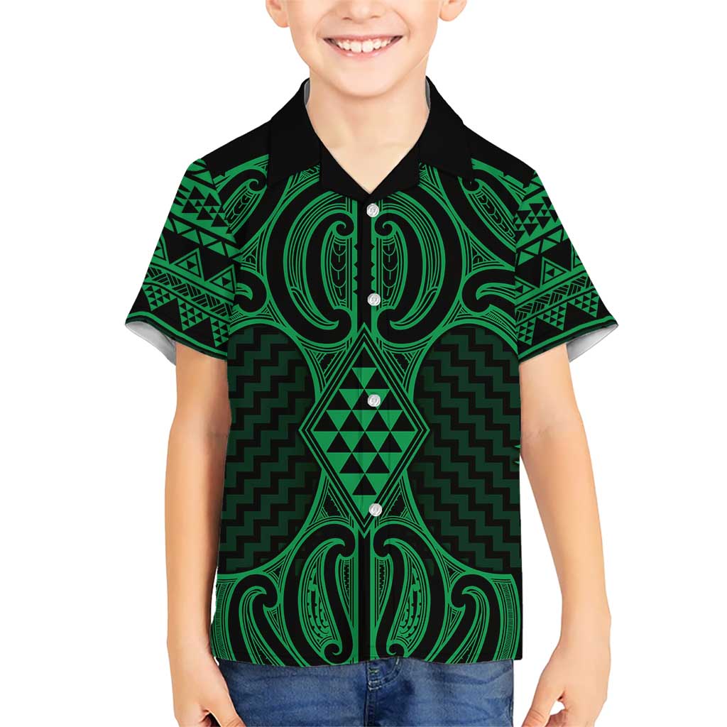 Kakariki Maori Ta Moko Poutama Art Hawaiian Shirt LT9 - Polynesian Pride