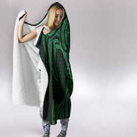 Kakariki Maori Ta Moko Poutama Art Hooded Blanket LT9 - Polynesian Pride