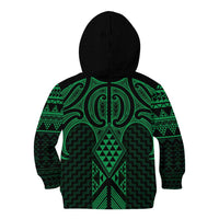 Kakariki Maori Ta Moko Poutama Art Kid Hoodie