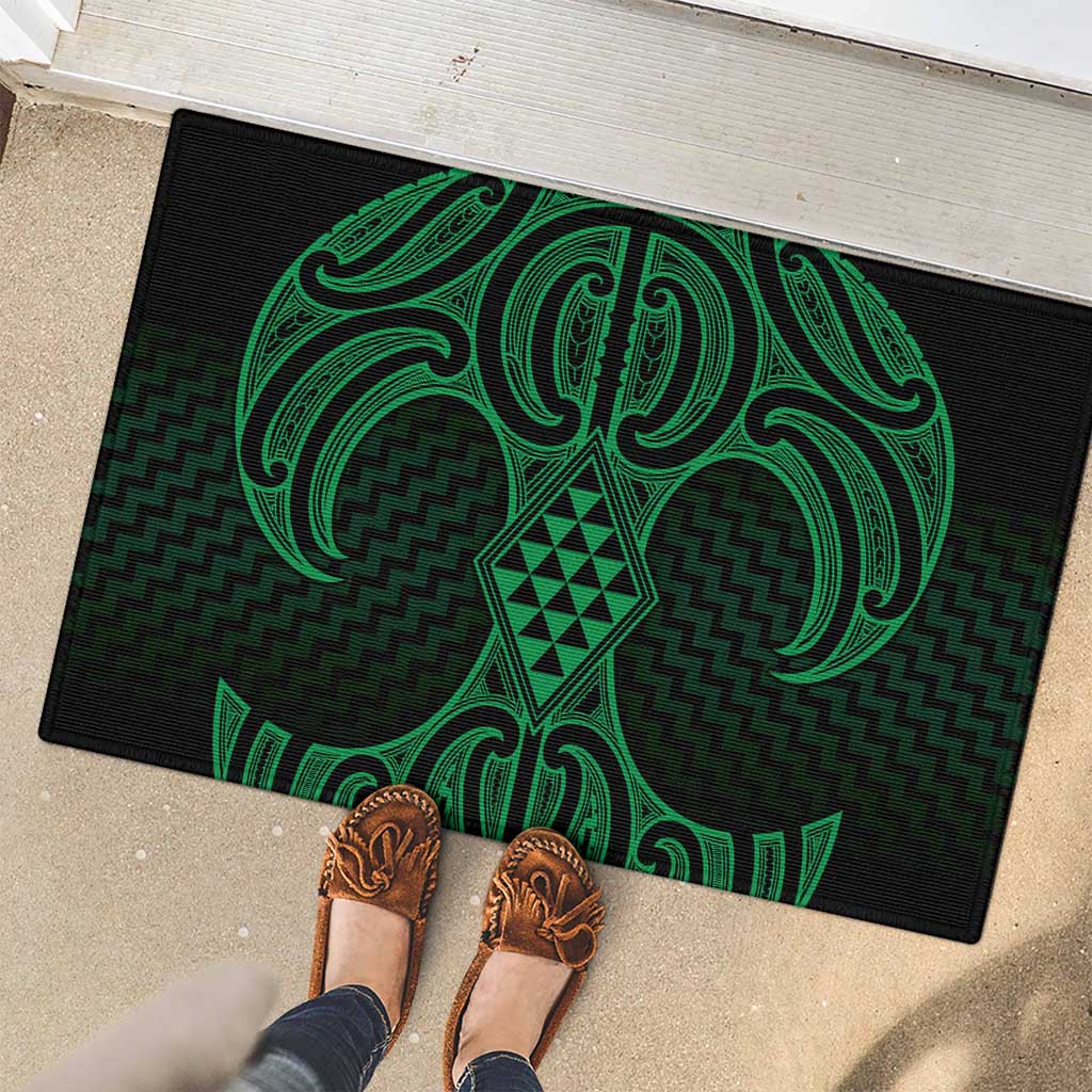 Kakariki Maori Ta Moko Poutama Art Rubber Doormat LT9 - Polynesian Pride