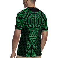 Kakariki Maori Ta Moko Poutama Art Rugby Jersey