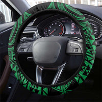 Kakariki Maori Ta Moko Poutama Art Steering Wheel Cover LT9 - Polynesian Pride