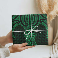 Kakariki Maori Ta Moko Poutama Art Wrapping Paper - Polynesian Pride