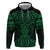 Kakariki Maori Ta Moko Poutama Art Zip Hoodie