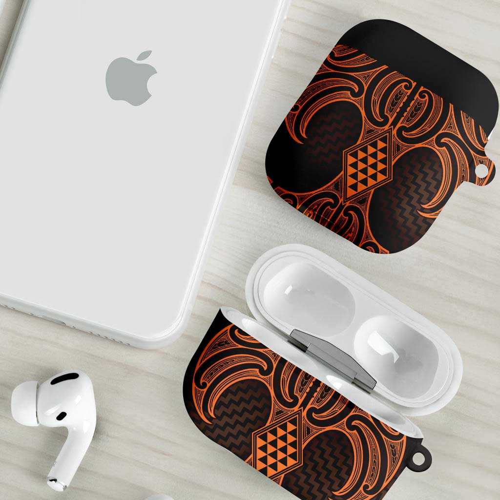 Karaka Maori Ta Moko Poutama Art AirPods Case - Polynesian Pride