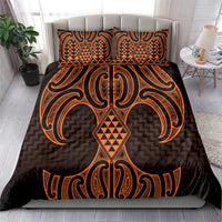 Karaka Maori Ta Moko Poutama Art Bedding Set