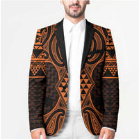 Karaka Maori Ta Moko Poutama Art Blazer - Polynesian Pride