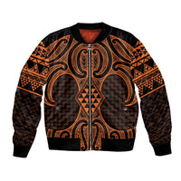Karaka Maori Ta Moko Poutama Art Bomber Jacket