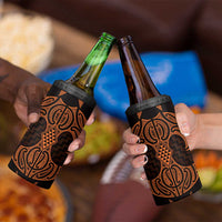 Karaka Maori Ta Moko Poutama Art 4 in 1 Can Cooler Tumbler LT9 - Polynesian Pride