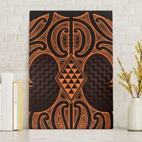 Karaka Maori Ta Moko Poutama Art Canvas Wall Art LT9 Without Frame Gold - Polynesian Pride