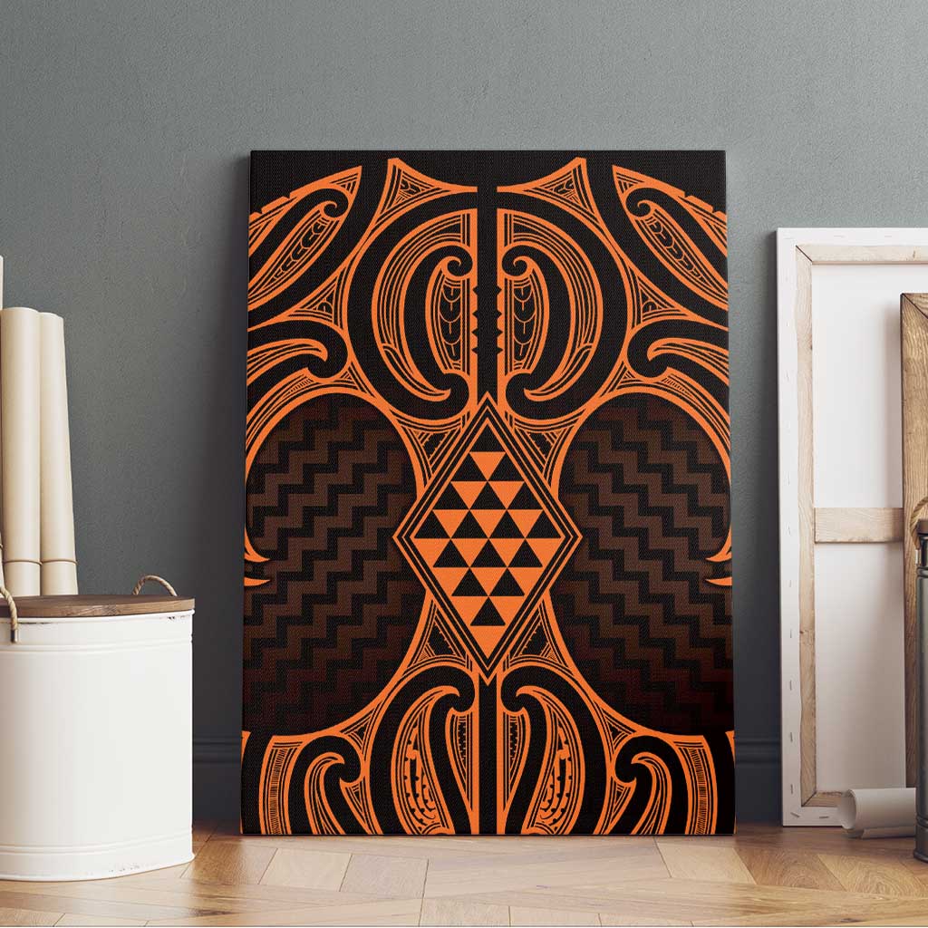 Karaka Maori Ta Moko Poutama Art Canvas Wall Art LT9 - Polynesian Pride