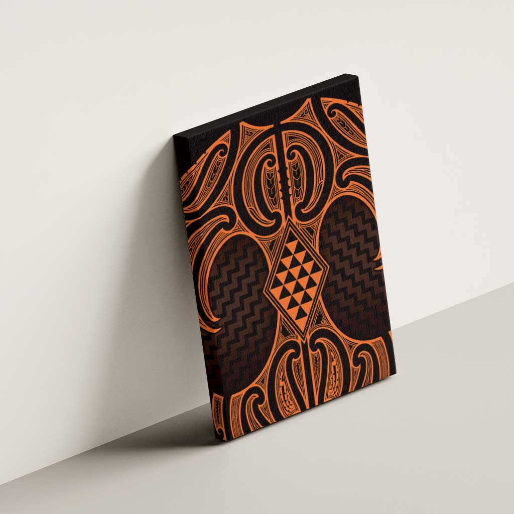 Karaka Maori Ta Moko Poutama Art Canvas Wall Art LT9 - Polynesian Pride