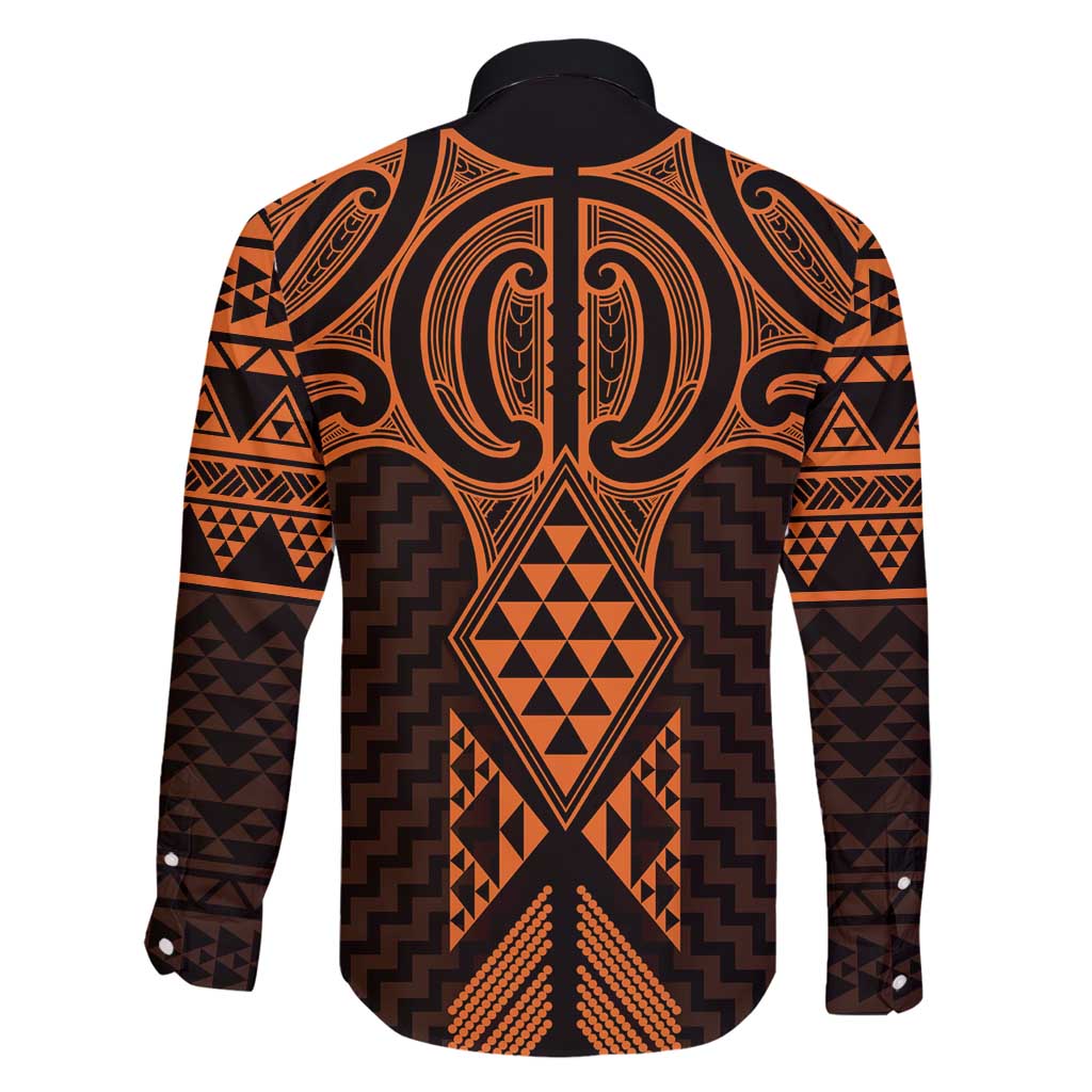 Karaka Maori Ta Moko Poutama Art Family Matching Mermaid Dress and Hawaiian Shirt