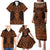 Karaka Maori Ta Moko Poutama Art Family Matching Puletasi and Hawaiian Shirt