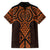 Karaka Maori Ta Moko Poutama Art Family Matching Puletasi and Hawaiian Shirt