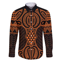 Karaka Maori Ta Moko Poutama Art Family Matching Puletasi and Hawaiian Shirt