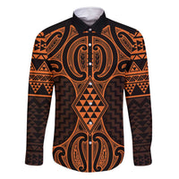 Karaka Maori Ta Moko Poutama Art Family Matching Summer Maxi Dress and Hawaiian Shirt